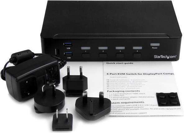 Produktbild StarTech 4-PORT DP KVM SWITCH - 4K