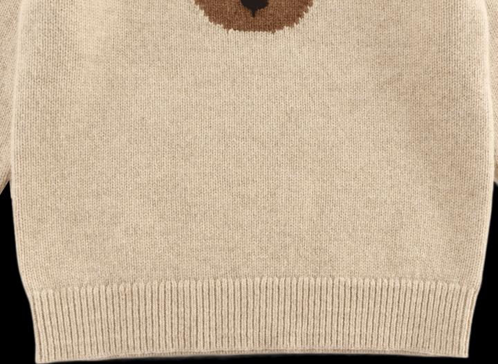 Immagine prodotto Donsje Denn Merinowollpullover Bär - Biscotti Melange (110)
