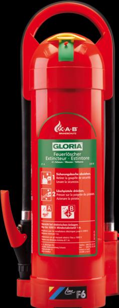 Gloria Schaumfeuerlöscher S6 Design (B, A)