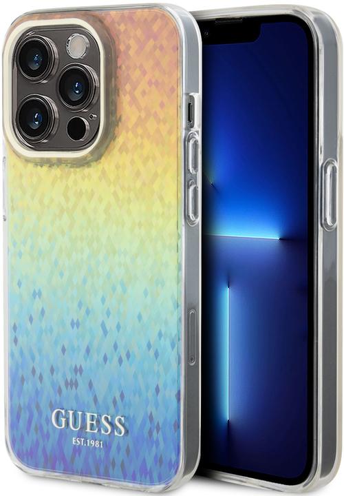 Image du produit Guess GUHCP15XHDECMI iPhone 15 Pro Max 6.7" wielokolorowy hardcase IML Faceted Mirror Disco Iridesce (Apple iPhone 15 Pro Max)