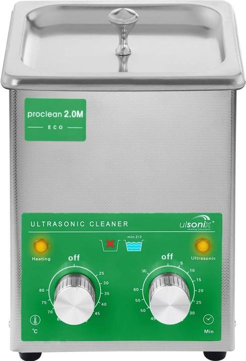 Actual product image Ulsonix Ultrasonic Cleaner - 2 Litres - 60 W - Basic Eco (40 kHz, 2000 ml)