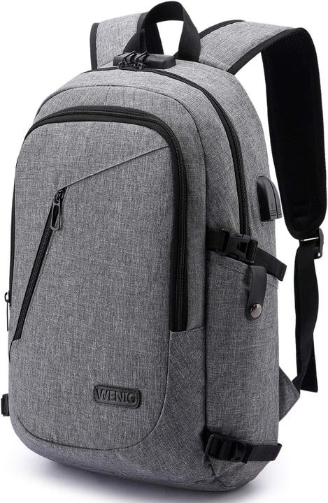 Actual product image Wenig Laptop-Rucksack mit USB-Anschluss, Anti-Diebstahl-Schutz (30 l)