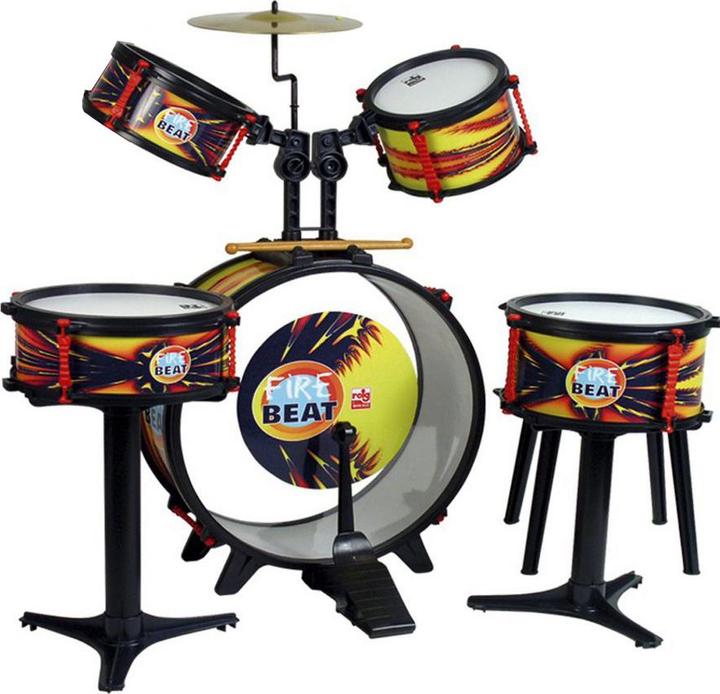 Reig Schlagzeug Fire Beat Fuego Kunststoff