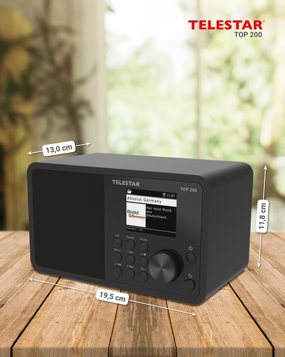 Produktbild Telestar Top 200 (Internetradio, DAB+, FM, WLAN, Bluetooth)