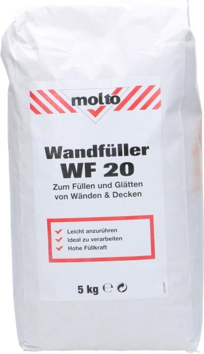 Actual product image Molto Wall filler WF 20 (5000 g)
