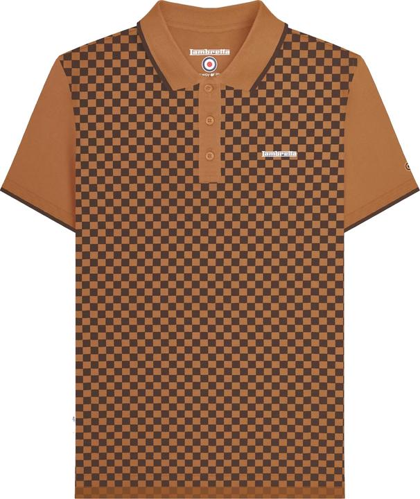 Lambretta Poloshirt Rundum bedruckt