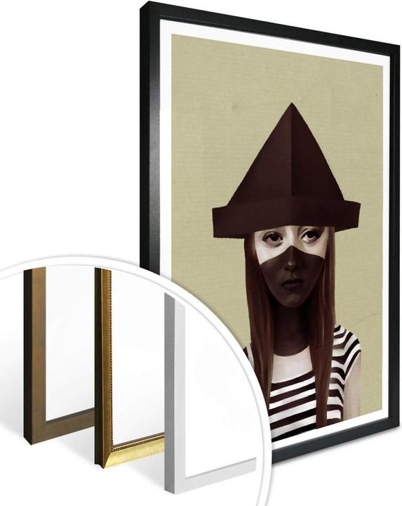 Immagine prodotto Trenddeko Ceci n'est pas un chapeau (50 x 60 cm)