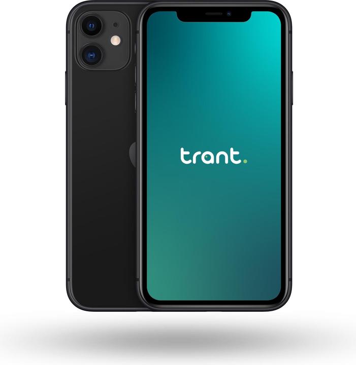 Trant.ch iPhone 11 (64 Go, Noir, 6.10", 12 Mpx, SIM + eSIM, B / Très bon)