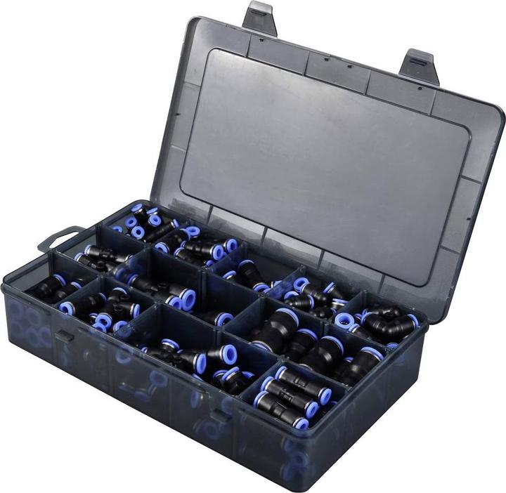 Actual product image Tru Components Hose connector TC-12879280 TC-Fitting kits-A 145 pcs.