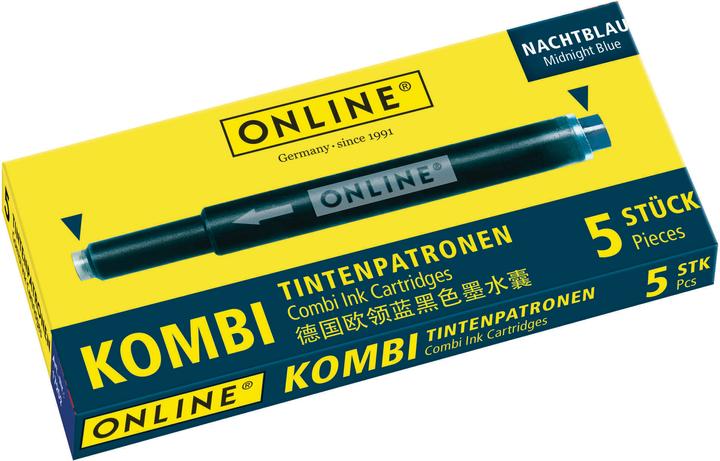 Produktbild Online Tintenpatronen Kombi (Tintenfass, Blau)
