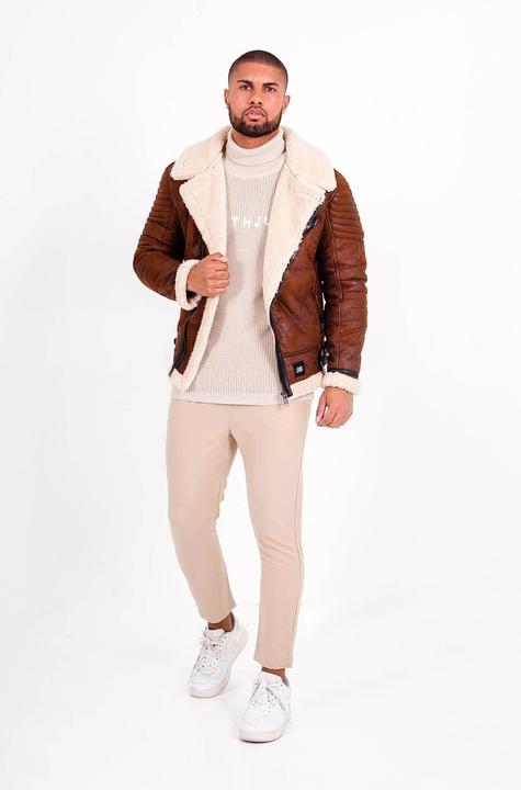 Produktbild Sixth June sherpa lederjacke (M)