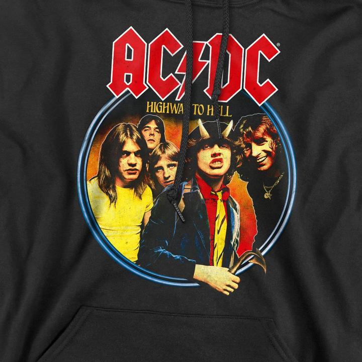 Immagine prodotto AC/DC Highway To Hell Felpa con Cappuccio Emblema Uomo (S)
