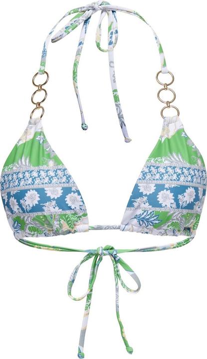 Only Onlrio Chain-Ring Triangle Bikini Top (L)