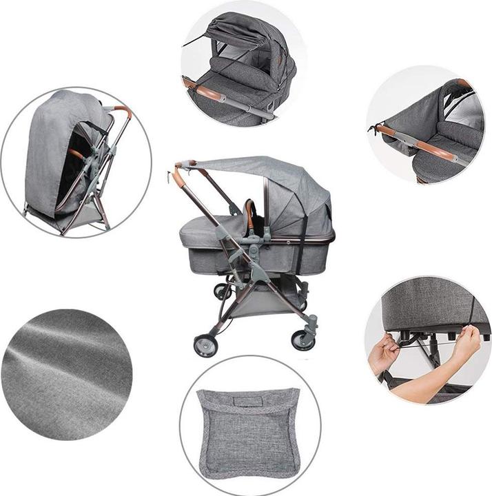 Actual product image Novidarte Sonnensegel für Kinderwagen