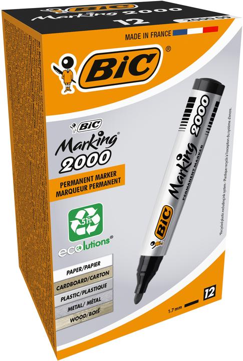 Produktbild Bic Marking 2000 Ecolutions (Schwarz, 1.70 mm, 1 x)