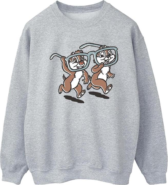 Disney Chip 'n Dale Glasses Sweatshirt (XXL)
