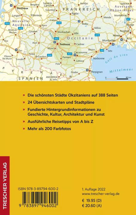 Produktbild Reiseführer Toulouse, Albi, Carcassonne (Deutsch, Heike Bentheimer, 2022)