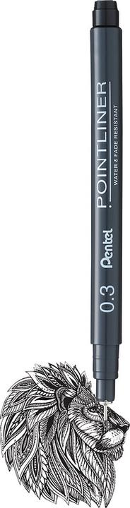 Actual product image Pentel Pointliner (Black, 1 x)