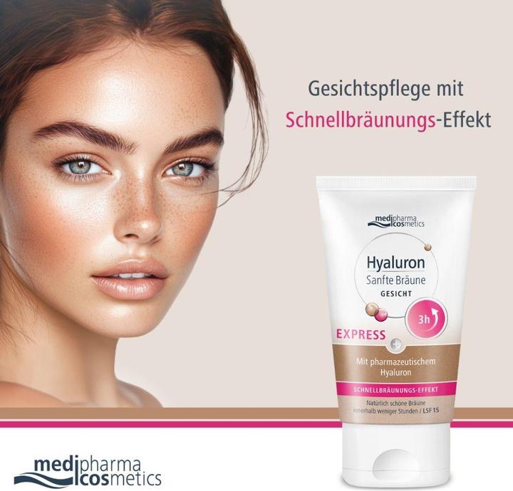 Produktbild Medipharma cosmetics Hyaluron Sanfte Bräune Gesicht, 30 ml Creme (30 ml, 24h Creme)