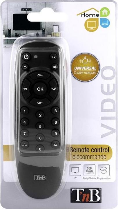 Image du produit T'nB Télécommande universelle 1 en 1 (Télécommande universelle, Infrarouge)