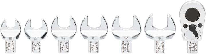HAZET Einsteck-Werkzeug Satz 6450C/7 ∙ Einsteck-Vierkant 9 x 12 mm ∙ Aussen Sechskant Profil, Vierka… (14 mm, 13 mm, 15 mm, 19 mm, 17 mm, 10 mm)
