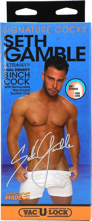 Image du produit Doc Johnson Seth Gamble - 8 Inch ULTRASKYN Cock w Vac-U-Lock