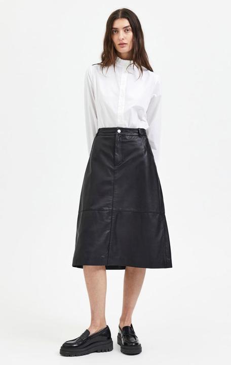 Immagine prodotto Selected Femme Gonna in pelle A-line (34)