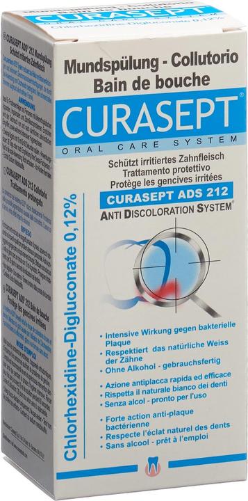 Produktbild Curasept ADS 212 Mouthwash 0.12 % (200 ml, Mundspülung)