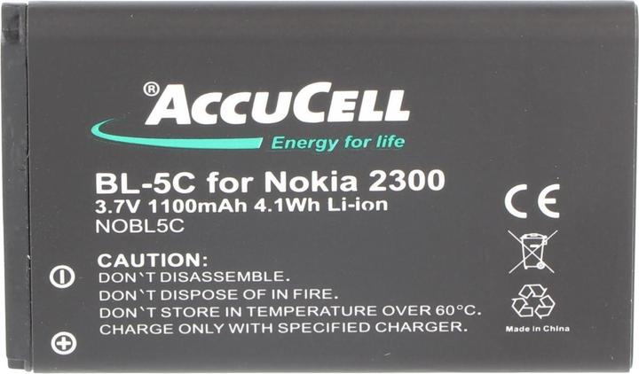 Actual product image XCell Battery Avus MMDR 12, V2 Nokia BL-5C, 1000059, BS-16, MP-S-A1