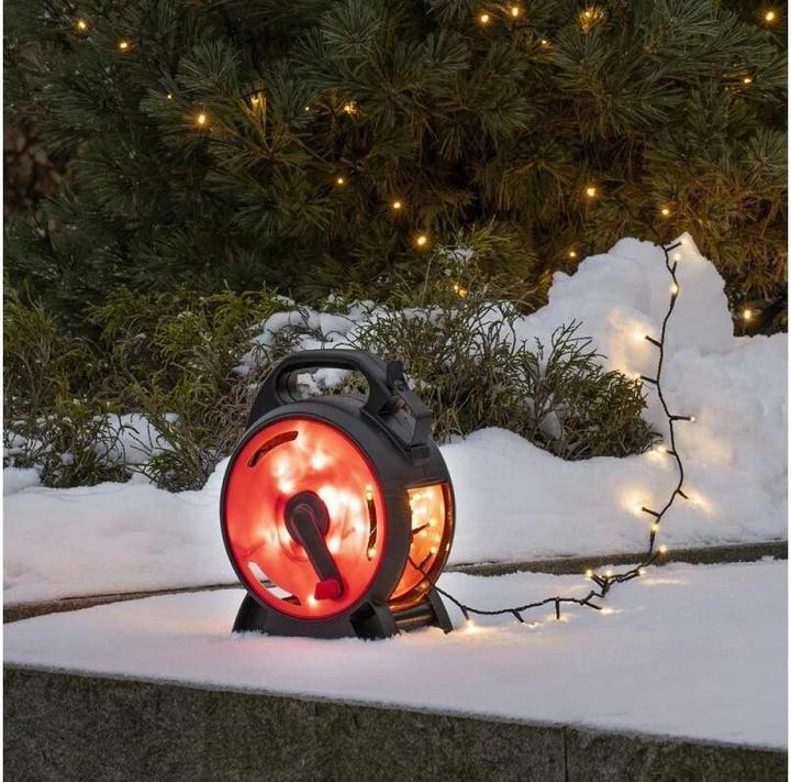 Image du produit Konstsmide Guirlande lumineuse à LED avec enrouleur de câble (41.93 m)