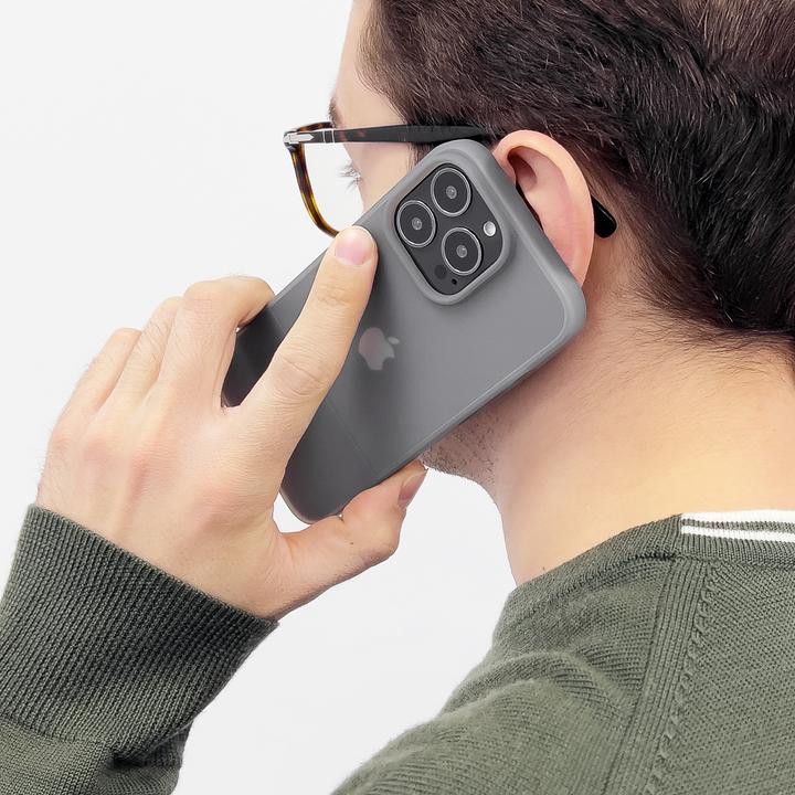Immagine prodotto Kingxbar Custodia serie Plain Cover iPhone 13 custodia in silicone grigio (Apple iPhone 13)