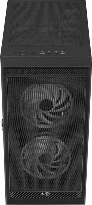 Actual product image AeroCool housing PGS GRAPHITE-G-BK-v2 FRGB housing black (ATX, mATX, Mini-ITX)