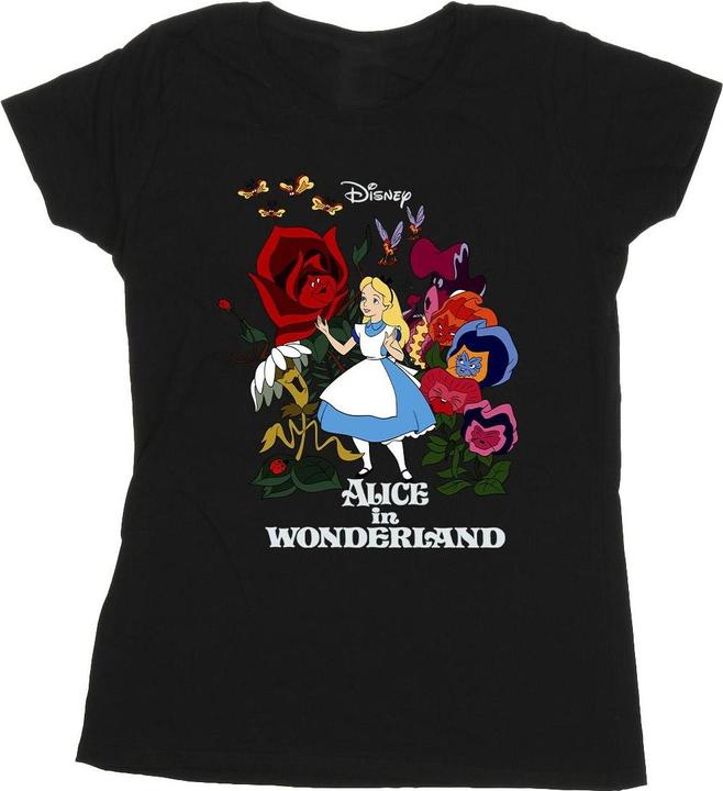 Disney Alice In Wonderland Flowers TShirt (XXL)