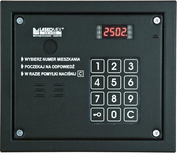 No Name Laskomex CP-2503R schwarz Audiopanel mit RFID-Schlüsselleser