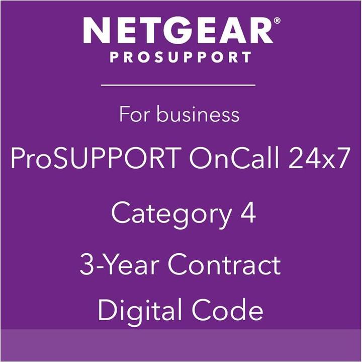 Image du produit Netgear ProSupport OnCall 24x7 - 3 ans - catégorie 4