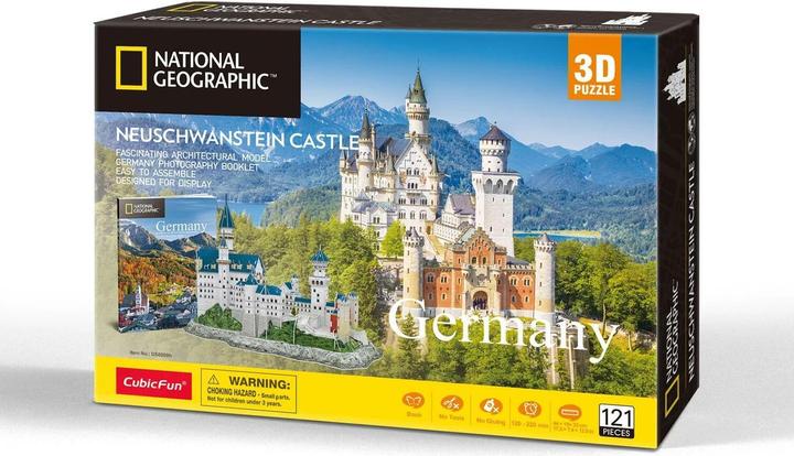 Cubicfun 3D Puzzle Schloss Neuschwanstein 121 Teile (121 Teile)
