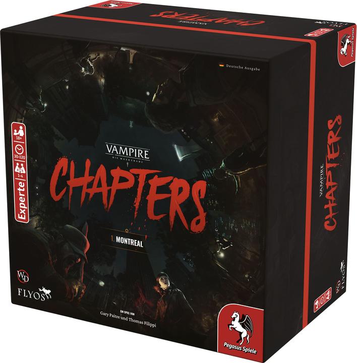 Produktbild Pegasus Vampire: Die Maskerade, Brettspiel, 1-4 Spieler, ab 18 Jahre, DE-Version (Deutsch)