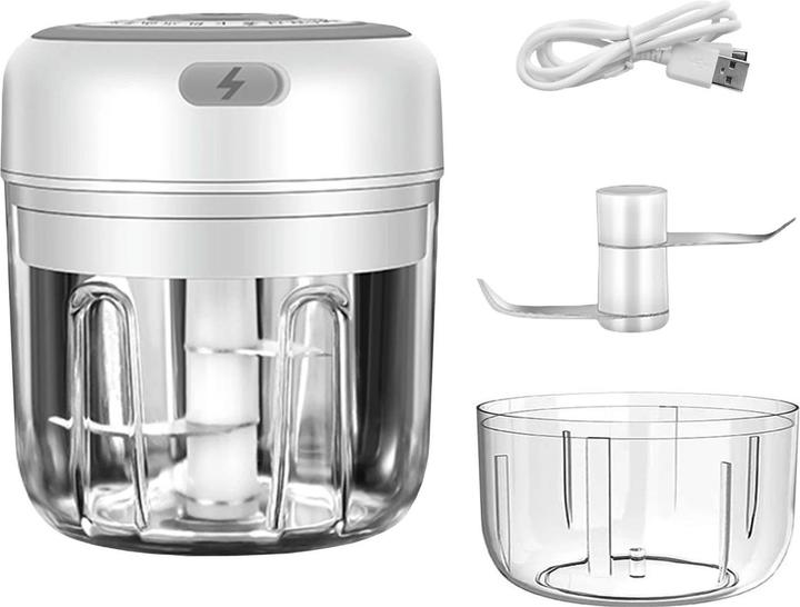 Produktbild JTI Gemüseschneider, Mini - USB - Weiss (250 ml, 30 W)