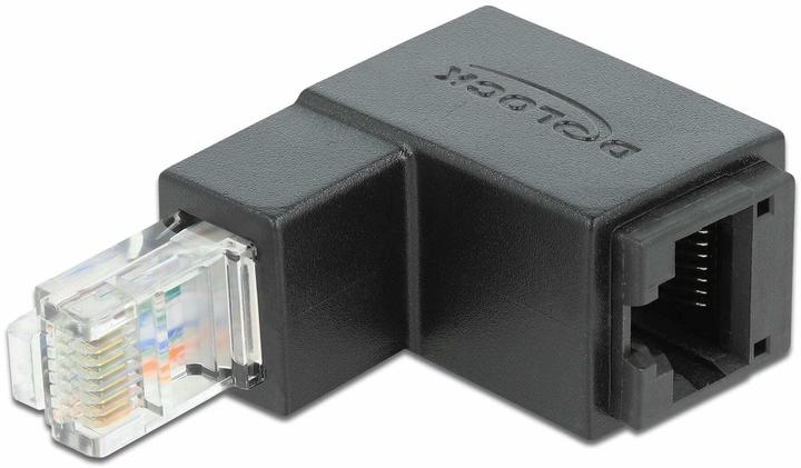 Actual product image Delock Angle adapter 90° RJ45 bottom, Cat.6 UTP 1 piece (RJ45, RJ45 (1x))