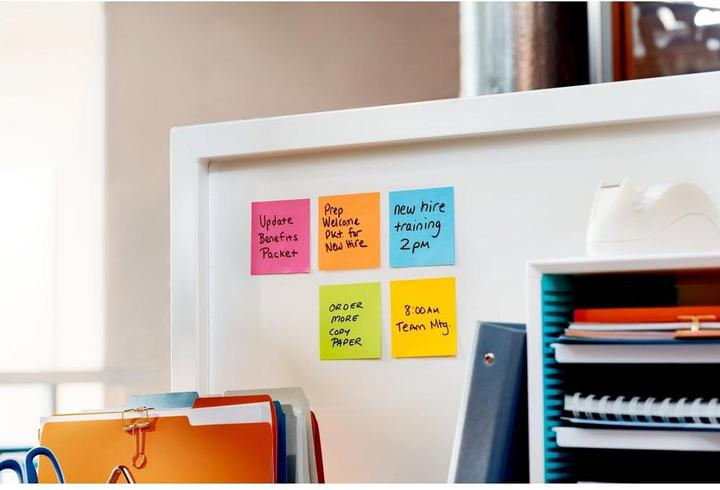 Immagine prodotto Post-it Super Sticky Sticky Notes rosa extra forte 6 blocchetti (76 x 76 mm)