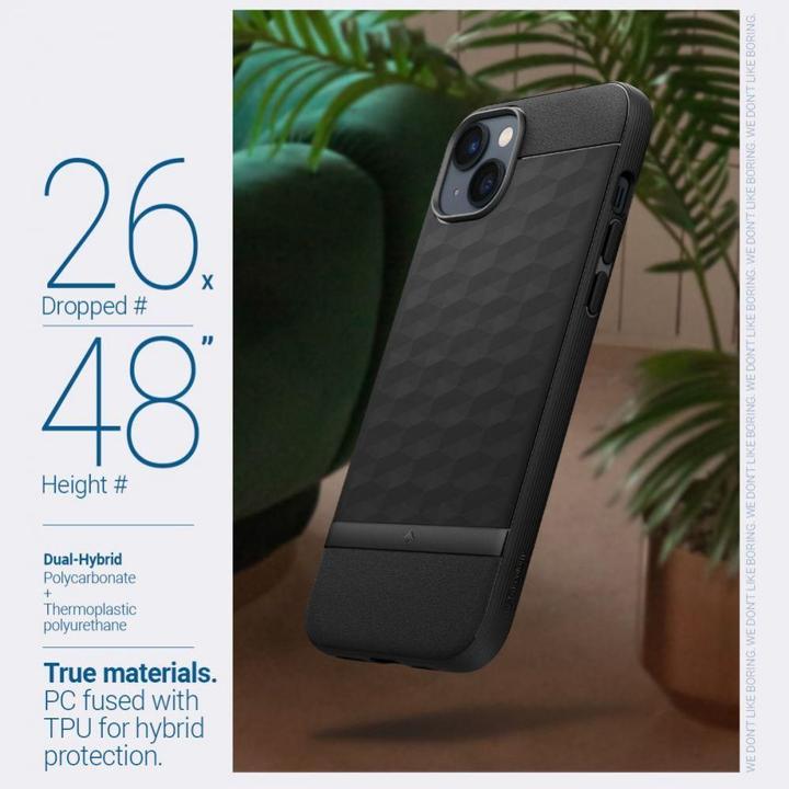 Produktbild Caseology Parallax Magsafe Case für Apple iPhone 14 Plus - matt black (Apple iPhone 14 Plus)