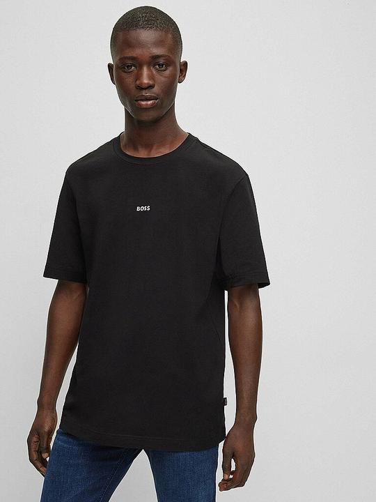 Actual product image Hugo Boss Boss Orange Short Sleeve TChup T-Shirt Relaxed Fit Black (S)