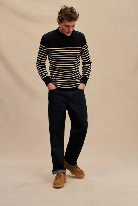Immagine prodotto Le Minor maglione marinière con scollo rotondo (XL)