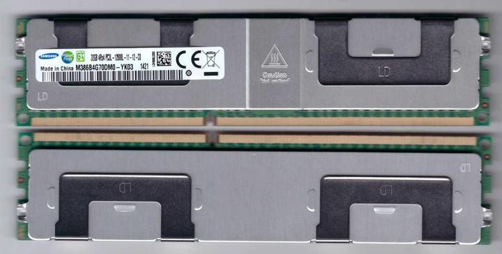 Productafbeelding Samsung M386B4G70DM0-YK0 (1 x 32GB, 1600 MHz, DDR3L RAM, DIMM 288 pin)