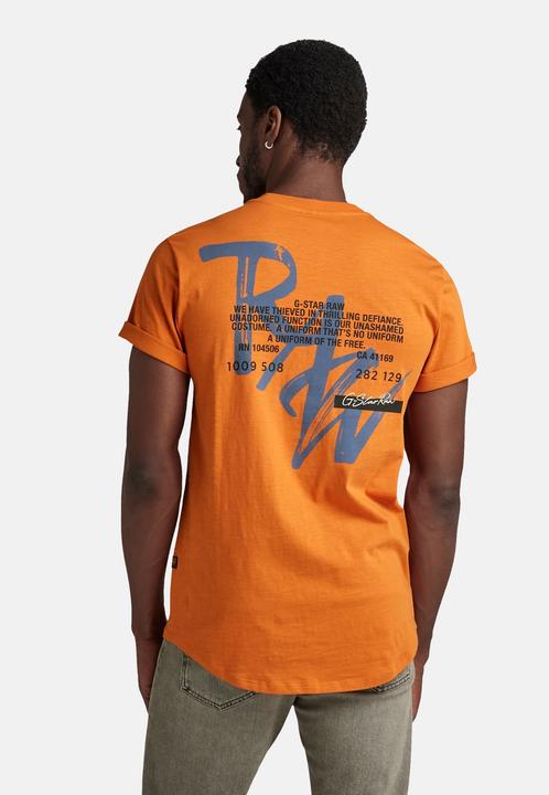 Actual product image G-Star G- Star T-Shirt BACK GRAPHIC LASH Kurzarmshirt (S)