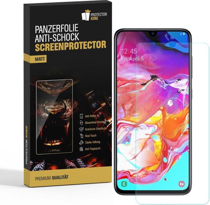 Produktbild Protectorking 6x Panzerfolie Anti-Shock matt entspiegelt (6 Stück, Samsung Galaxy A30)