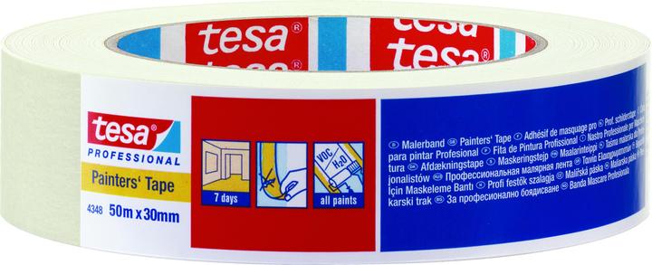 Produktbild tesa Malerkrepp PROFESSIONAL, Malerband für besonders präzises Abkleben (19 mm)