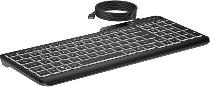 Actual product image HP 400 Backlit Keyboard Wired (CH, Cable)