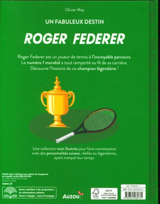 Image du produit Roger Federer / un fabuleux destin (Français, Pérez Marina, May Olivier, 2021)