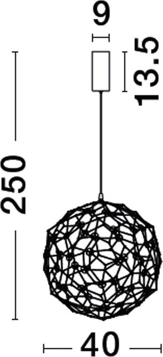 Produktbild Nova Luce SOLE LED Pendelleuchte 9186905